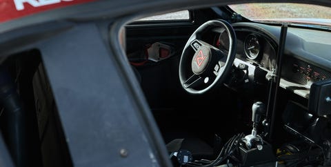 interior del prototipo todoterreno del porsche 911