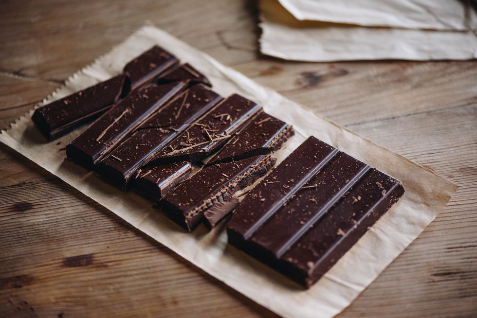 high calorie foods dark chocolate