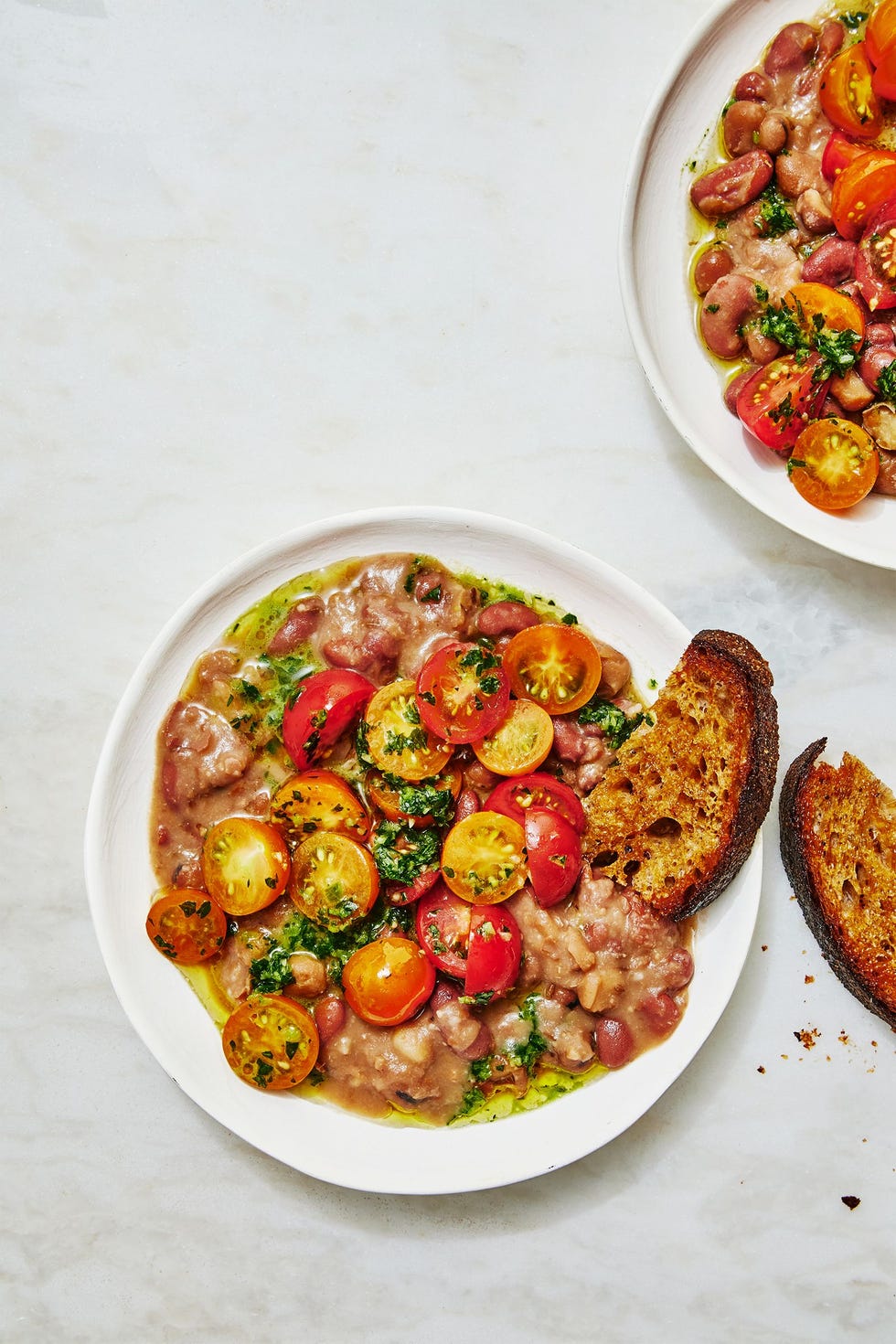 medames style fava beans with toast