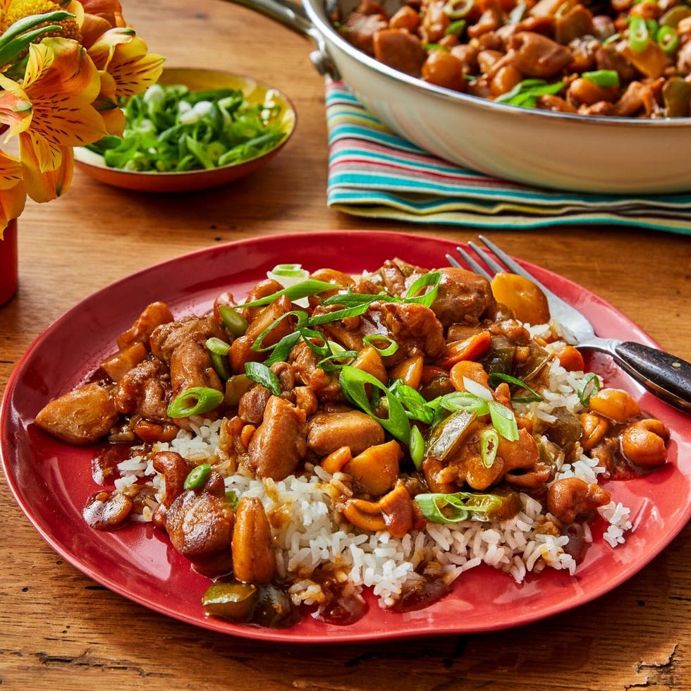 cashew chicken high protein dinner