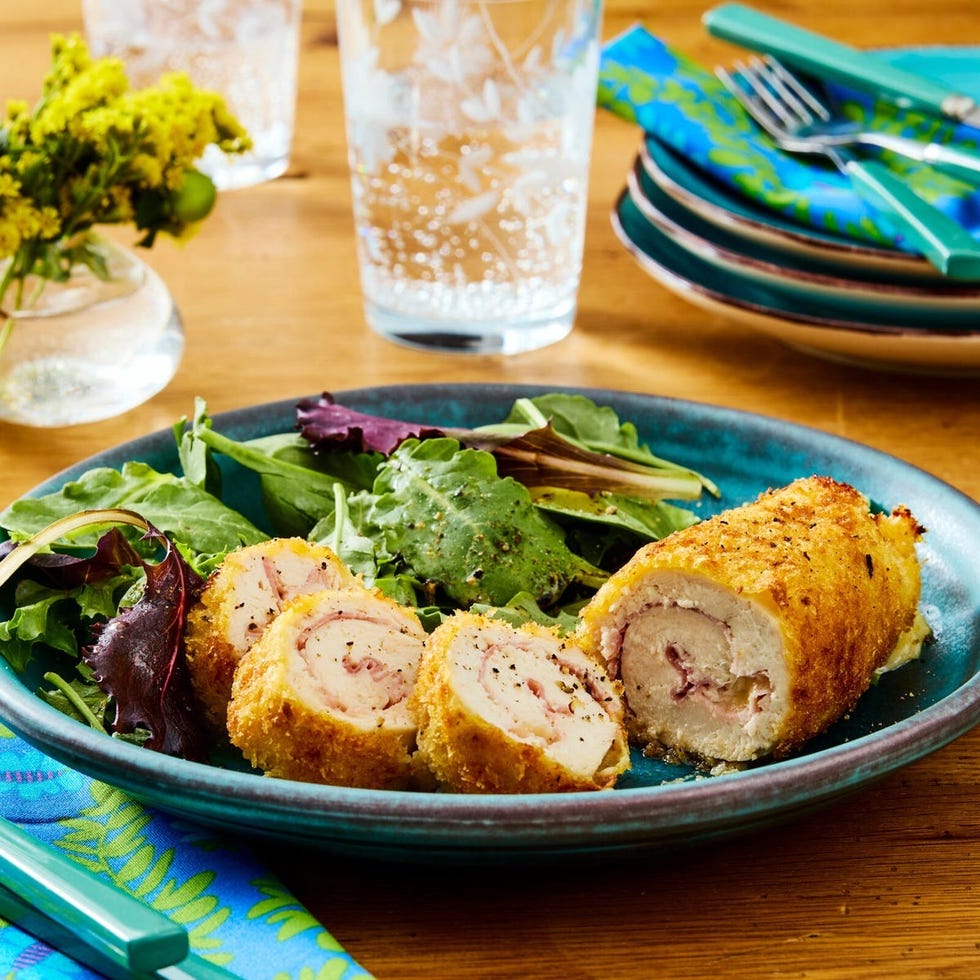 chicken cordon bleu high protein dinner