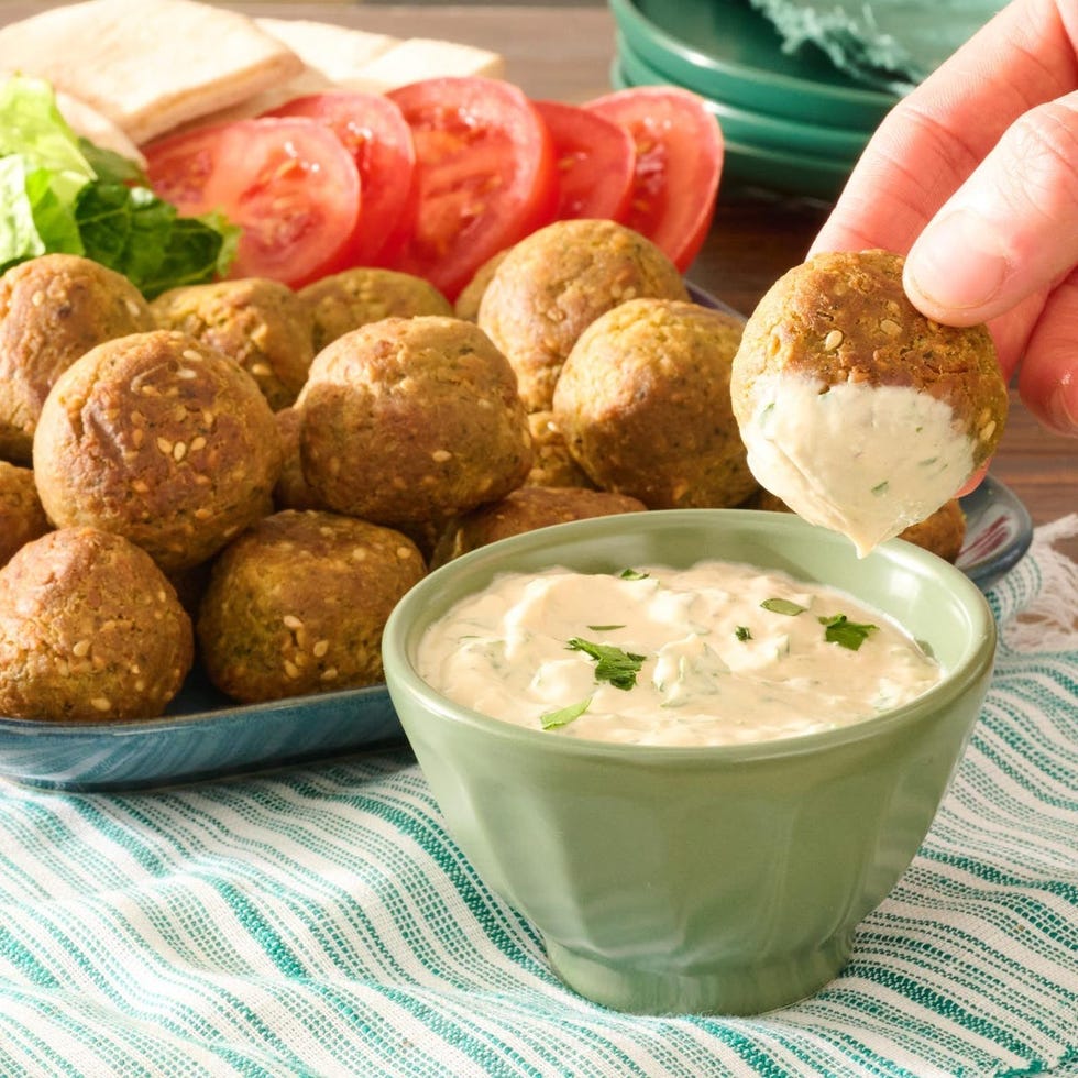 high protein snacks high protein snacks air fryer falafel