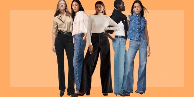 high rise jeans