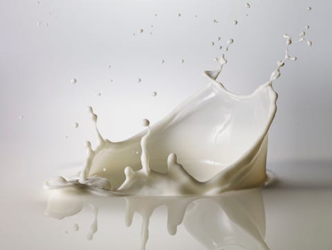 High speed image of splashing milk High speed image of splashing milk