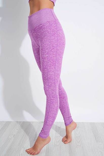 ALO Yoga High Waist Alosoft Lounge Leggings Lilac Purple Heather