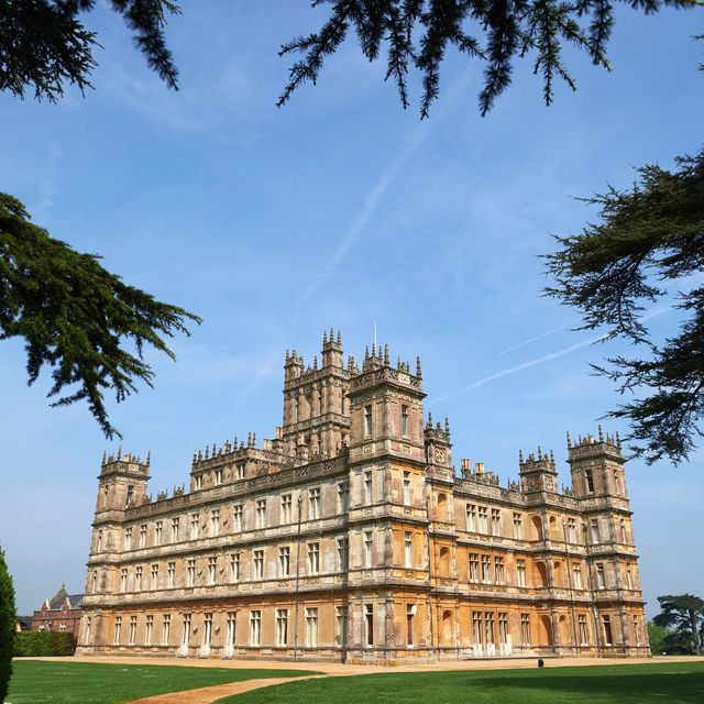 highclere castle, which is often shown in downton abbey