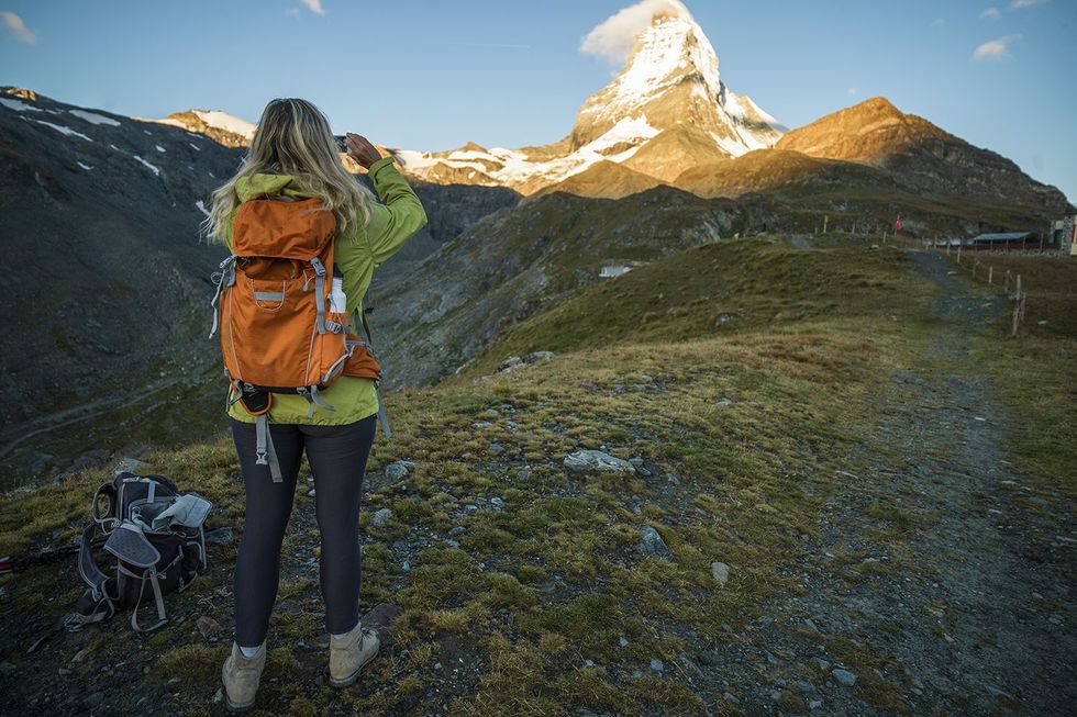 Perfect zicht op de Matterhorn