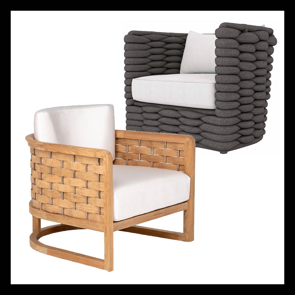 woven trend with chair by bernhardt and chair by summit furniture