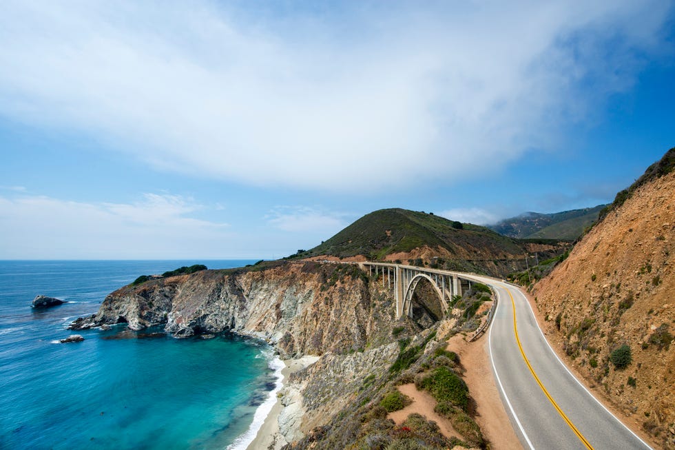 highway 1 near big sur in california