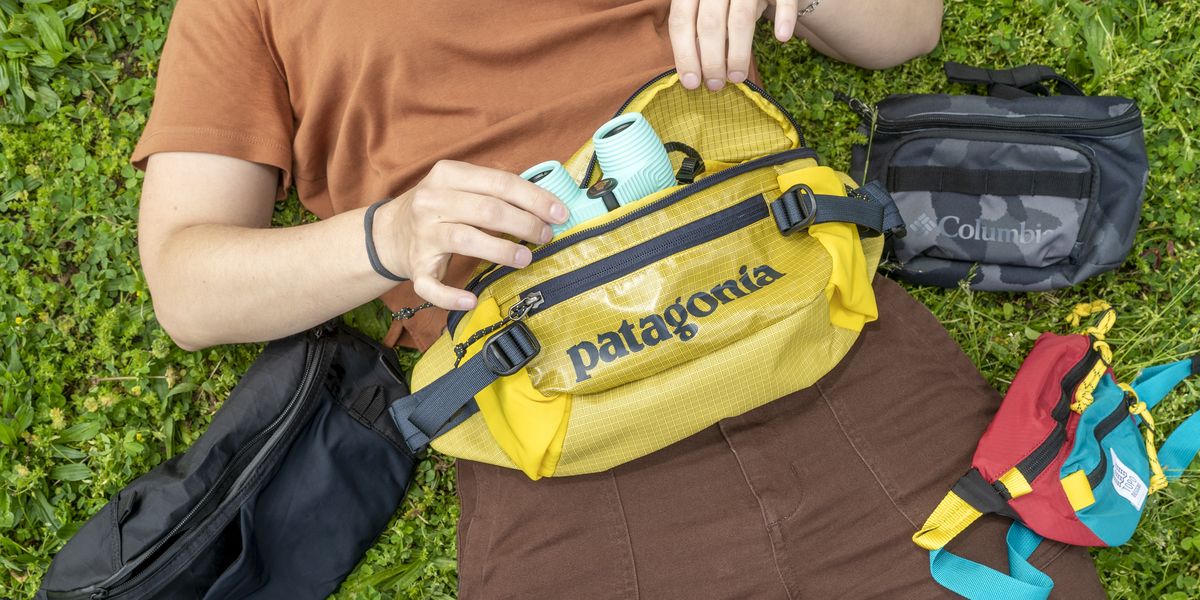 Outdoor Fanny Pack Hiking Fishing Waist bag 2 Water Bottle Holder