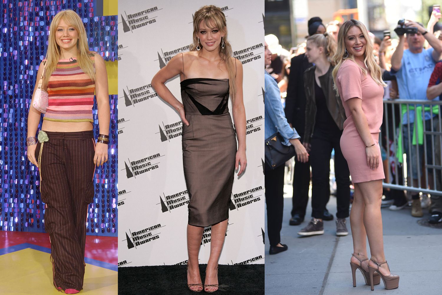 la moda de hilary duff en el 2000