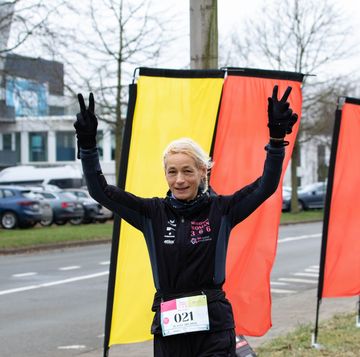 hilde dosogne loopt elke dag marathon belgie