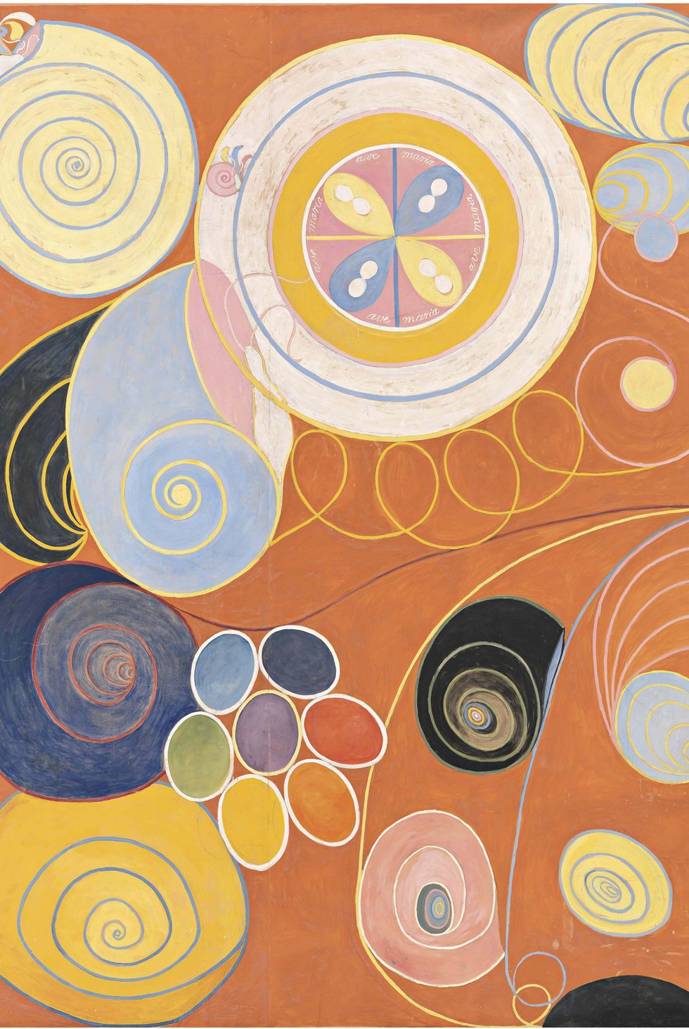 the ten largest, group iv, no 3, youth ﻿by hilma af klint, 1907