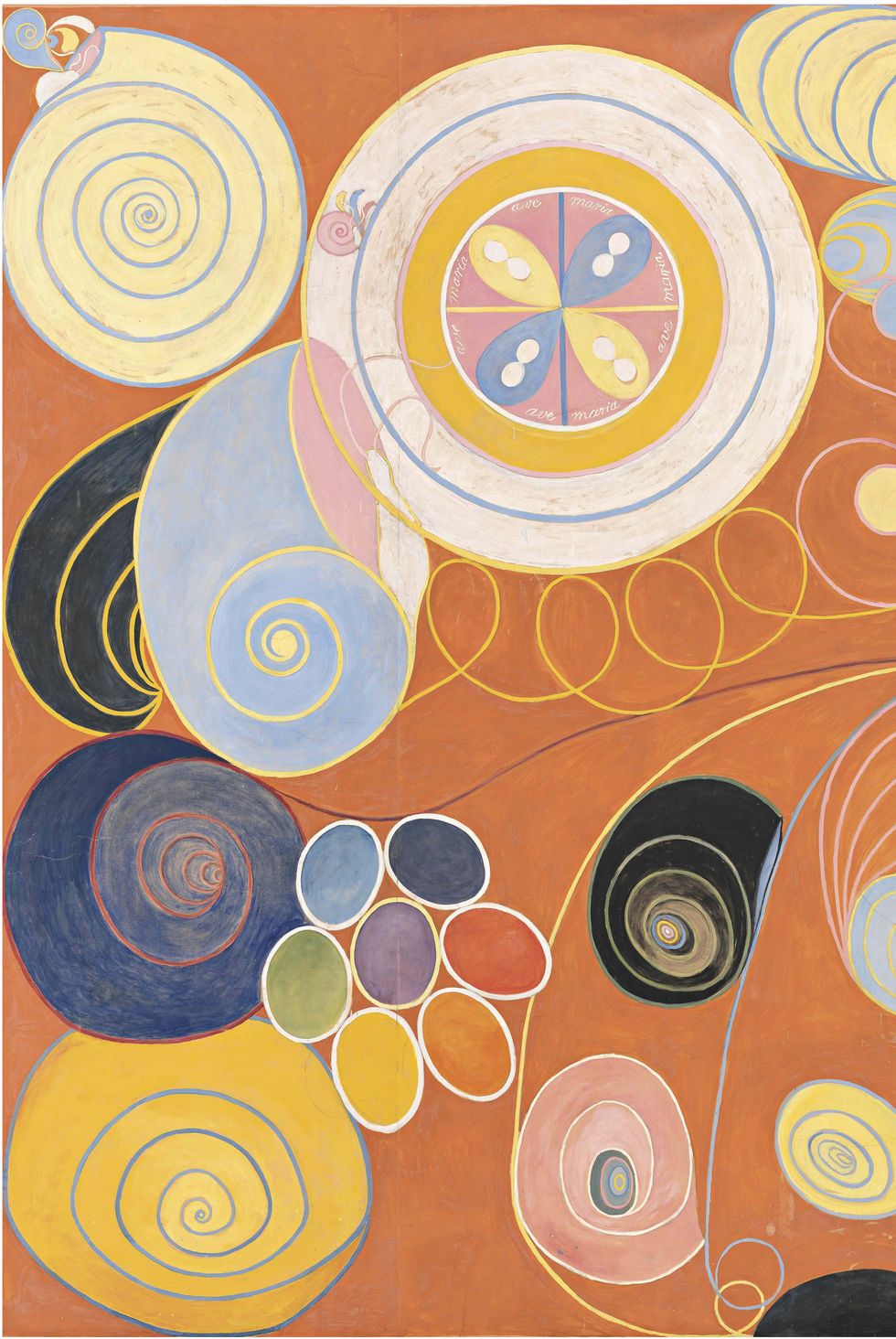 the ten largest, group iv, no 3, youth ﻿by hilma af klint, 1907