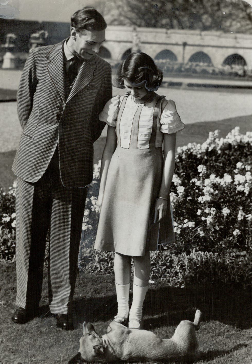 his majesty with princess elizabeth