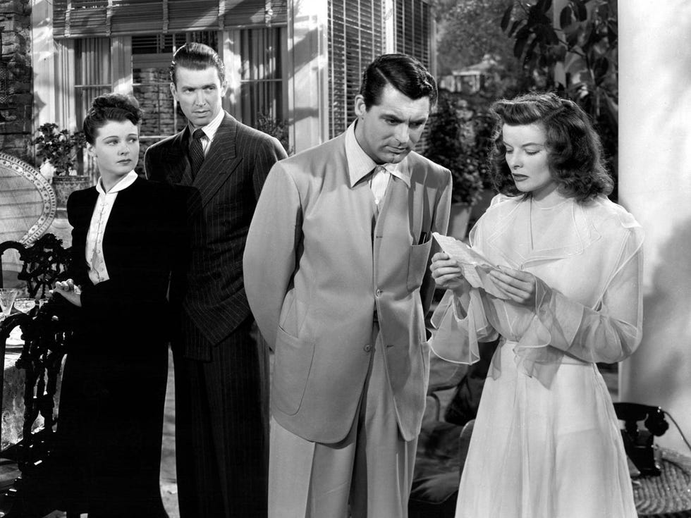 'historias de filadelfia' 1940, con cary grant, james stewart y katharine hepburn