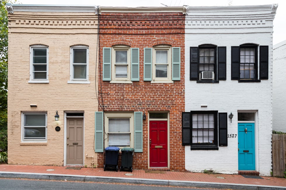 historic row houses in washington dc