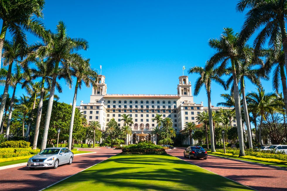 historical hotel the breakers, luxury resort in palm beach, florida, usa