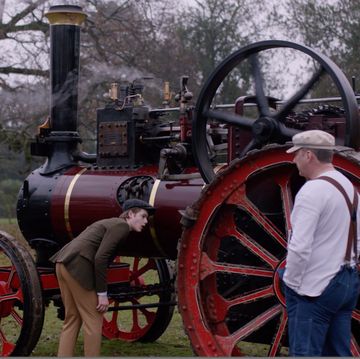 still from "tractors" from the machines and toys that built america tv series on the history channel