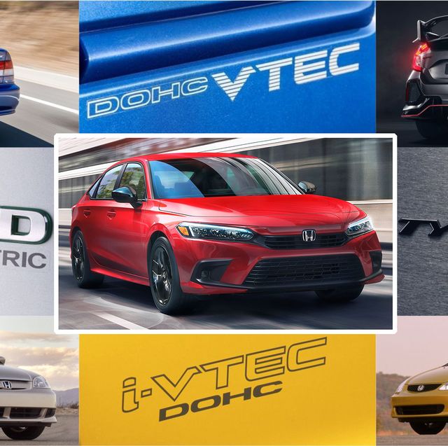 Here's every generation of the Honda Civic