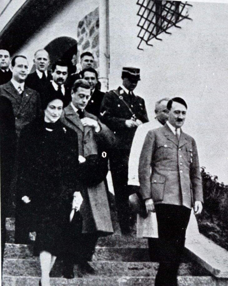 The Duke and Duchess of Windsor meet Hitler.