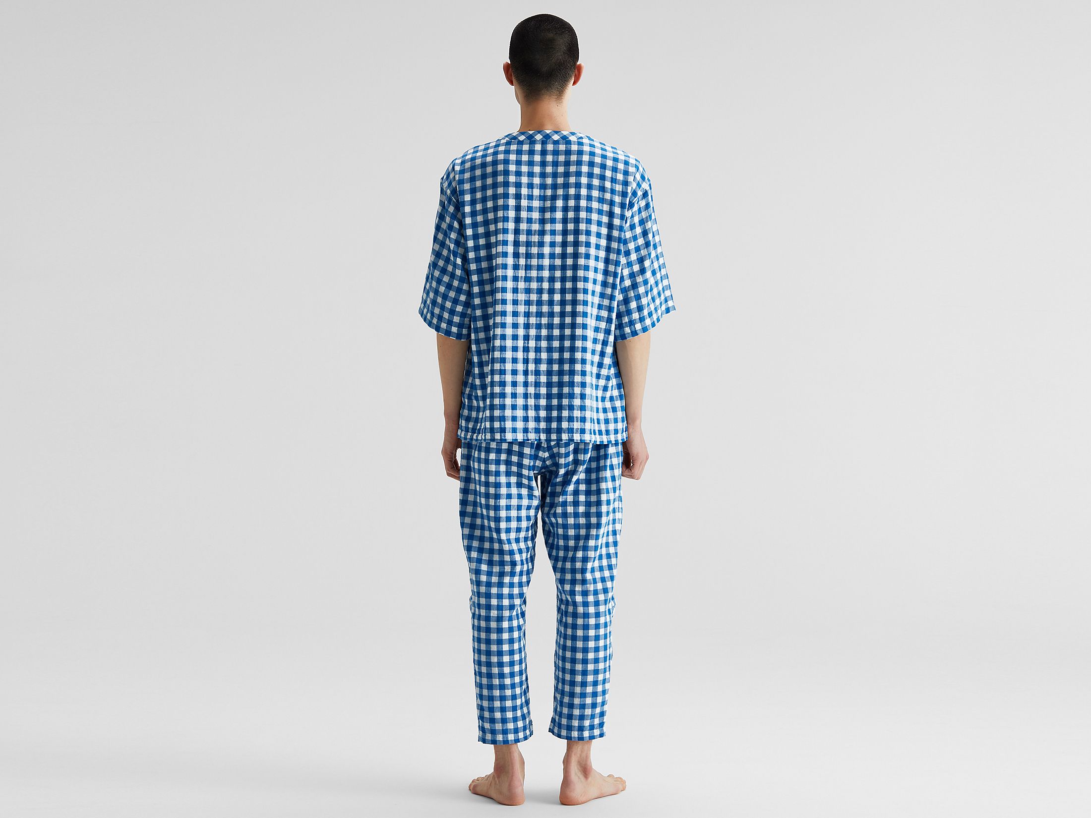 [新品]リフランス　リカバリーウェア　パジャマ liflance 夏用パジャマ 綿麻ワッフルガーゼ半袖パジャマ