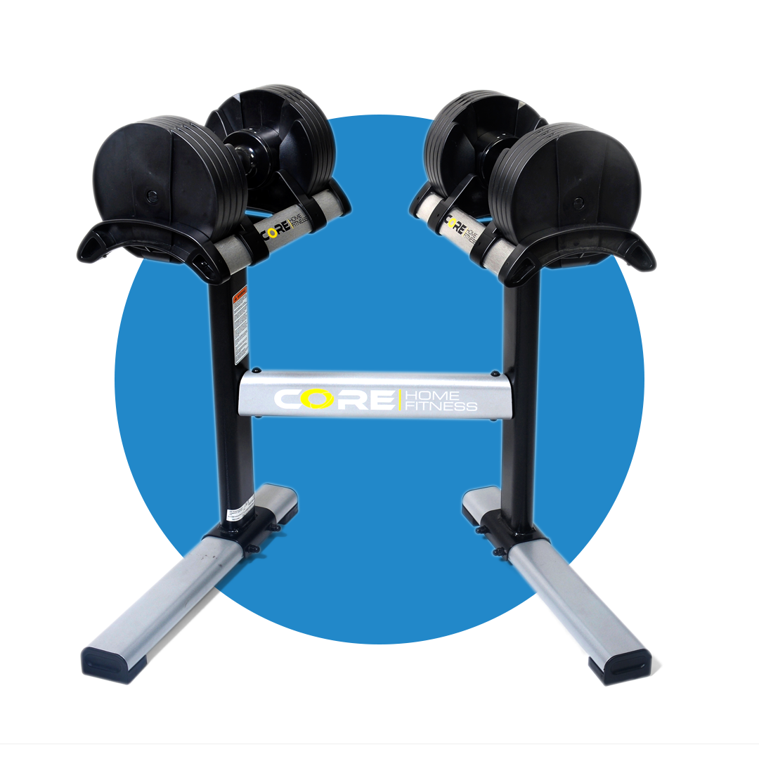 core home fitness ad  justable dumbbell set