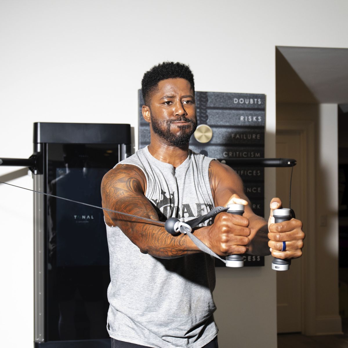 CBS' Nate Burleson Shares His Home Training Workout Routine