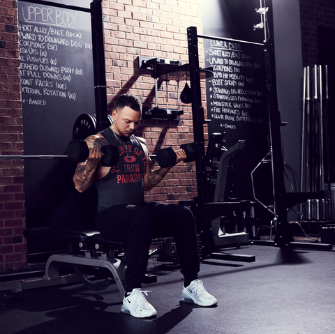 kane brown workout diet men's health fitness muscle