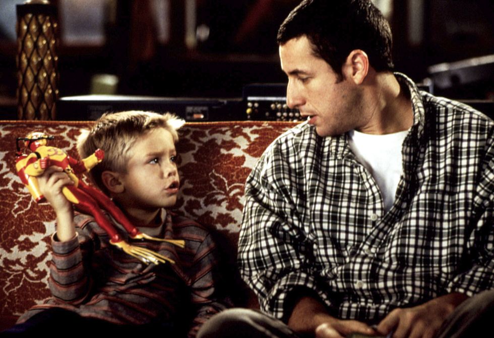 cole sprouse and adam sandler in huge daddy
