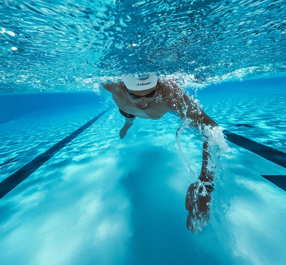 calvin mcdonald swimming