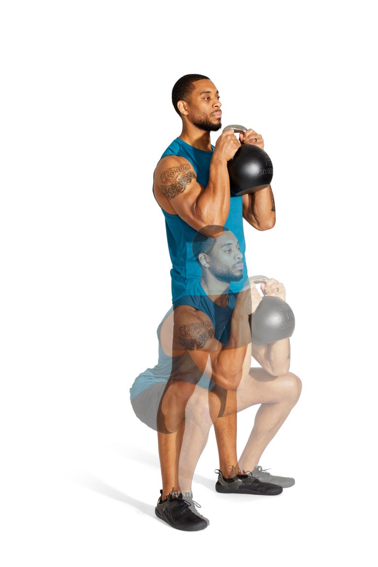 This Total-Body Kettlebell Complex Workout Builds Muscle