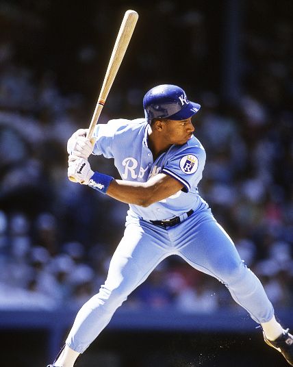 new york circa 1987 bo jackson 16 of the kansas city royals bats against the new york yankees during an major league baseball game circa 1987 at yankee stadium in the bronx borough of new york city jackson played for the royals from 1986 90