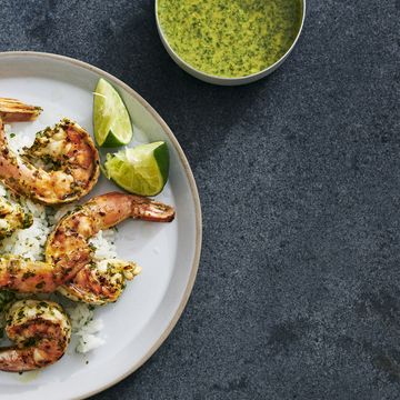 herbed shrimp with cilantro lime rice