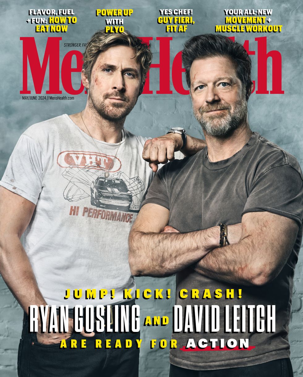 mens health may june cover ryan gosling and david leitch
