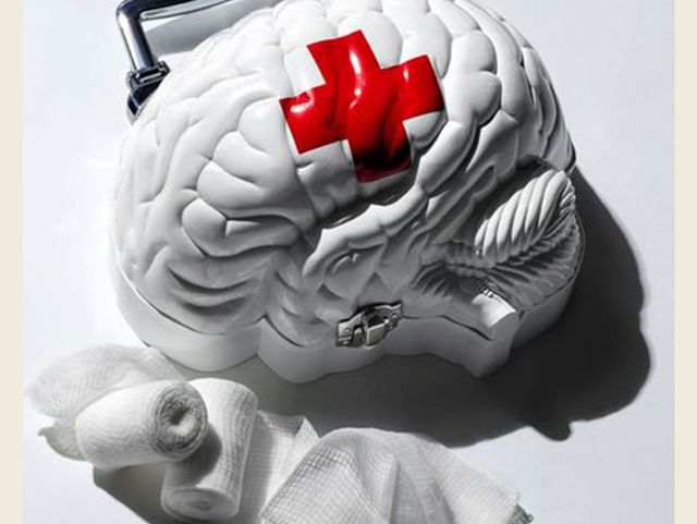 Helmet, Head, Motorcycle helmet, Brain, Personal protective equipment, Organ, Brain, Illustration, Skull, Sports gear, 