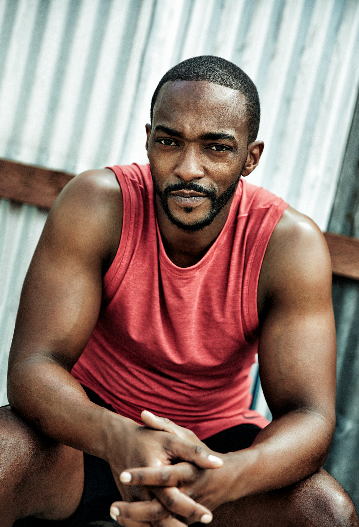 Anthony Mackie on Falcon, Marvel, and Captain Americas Shield image