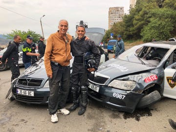 henry kingi sr left with his son henry jr, aka hank, on the set of 2021s f9 the fast saga