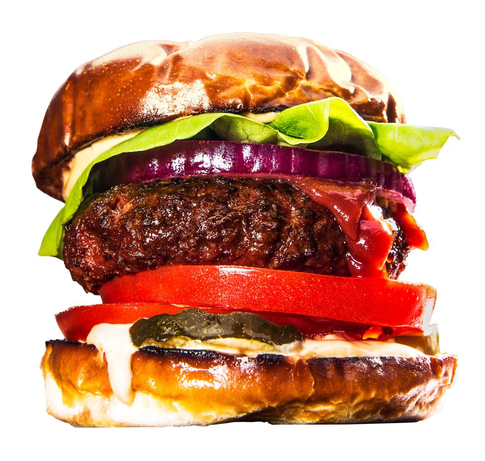 Food, Hamburger, Junk food, Dish, Cheeseburger, Cuisine, Fast food, Buffalo burger, Veggie burger, Burger king premium burgers, 
