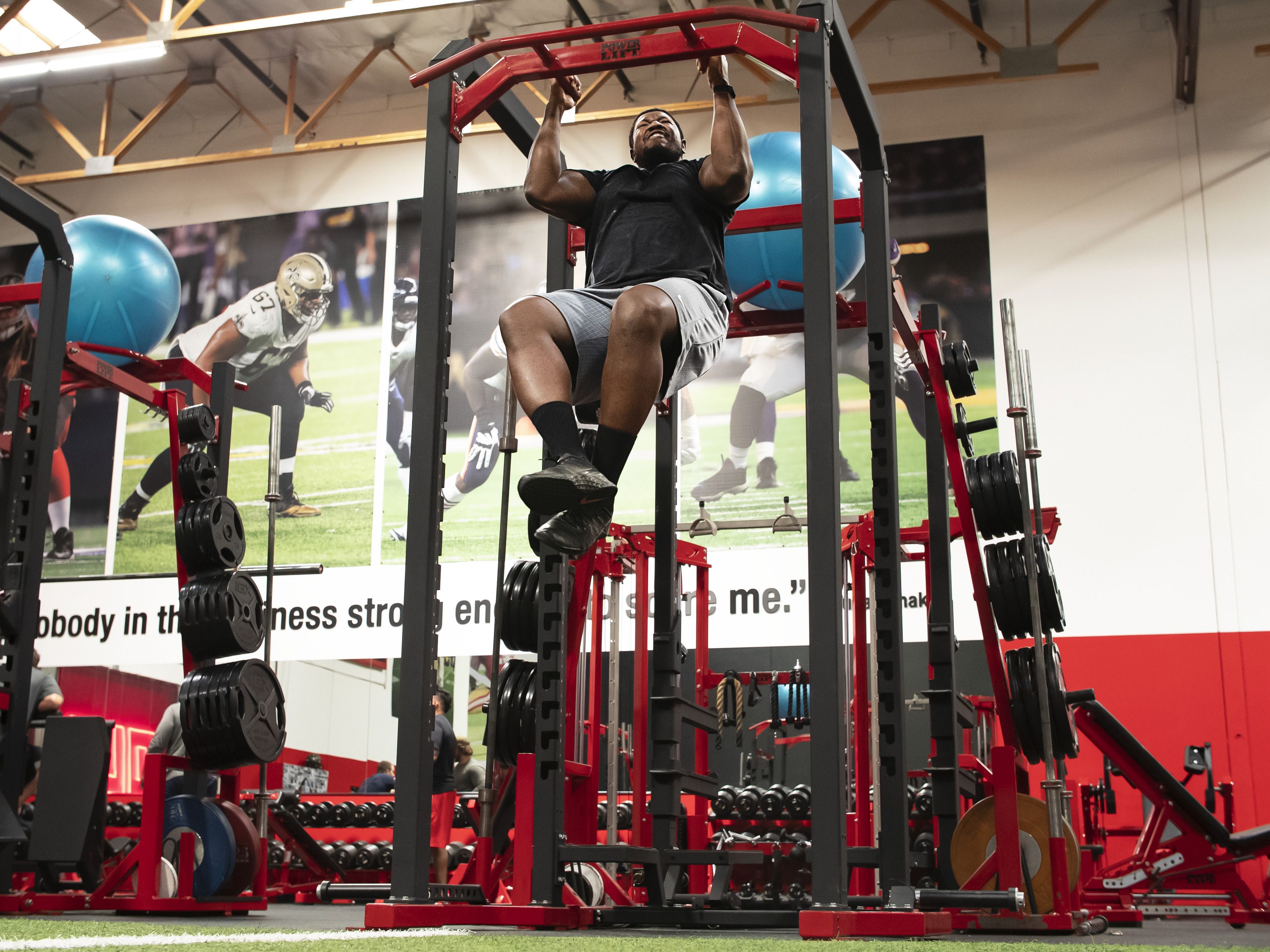 The Secret Offseason Camp Where NFL Linemen Get in Shape