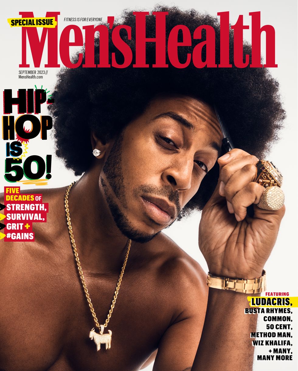 hip hop is life mens health september cover ludacris