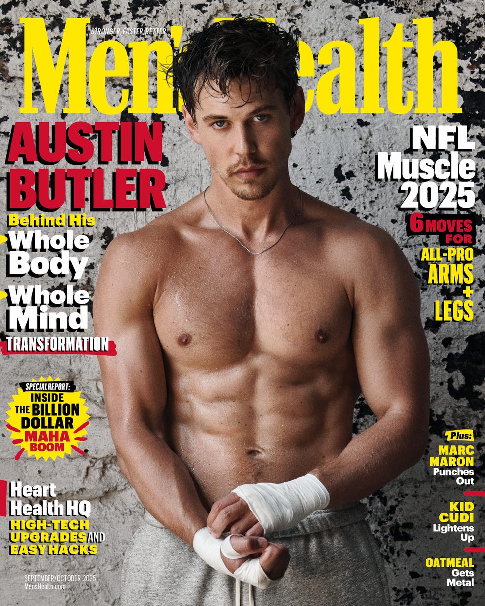 austin butler mens health cover september october 2025