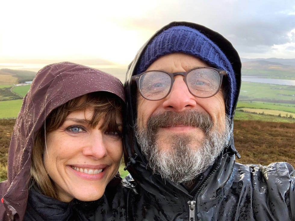 maron with his partner, the filmmaker lynn shelton, who died in 2020 from a form of leukemia.