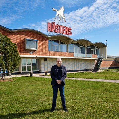 ceo jan ryde at the hästens factory in köping sweden