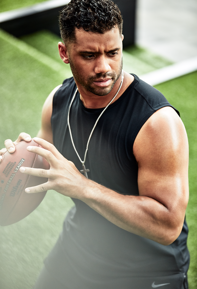 Russell Wilson: The Quarterback That Connects - Men's Journal