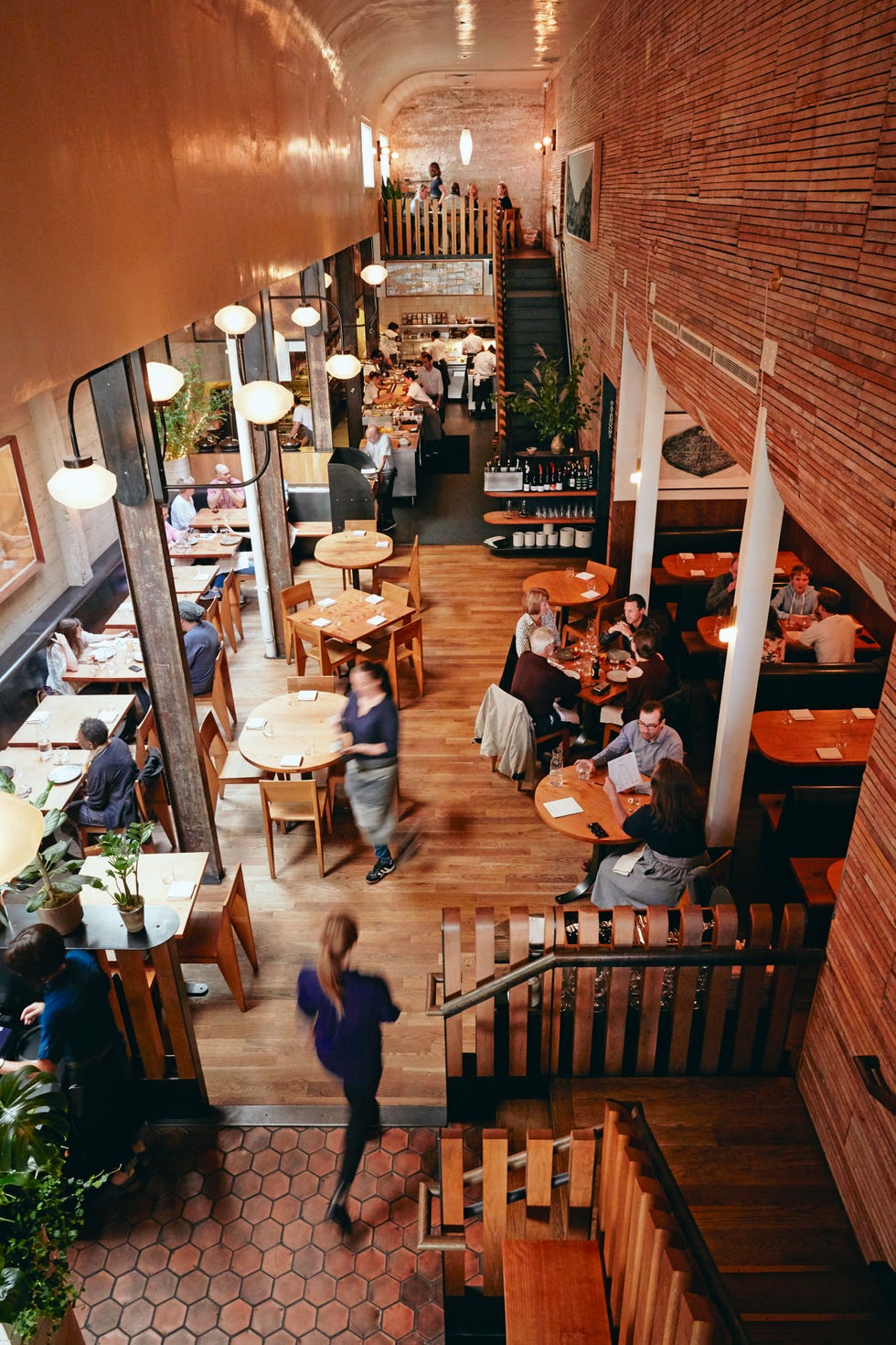 Building, Architecture, Hardwood, Restaurant, Interior design, 