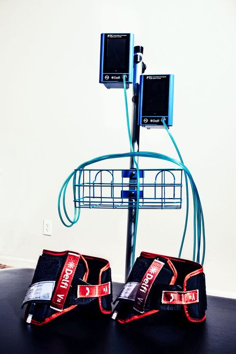 the delfi unit is the blood flow restriction training unit commonly used by nfl teams