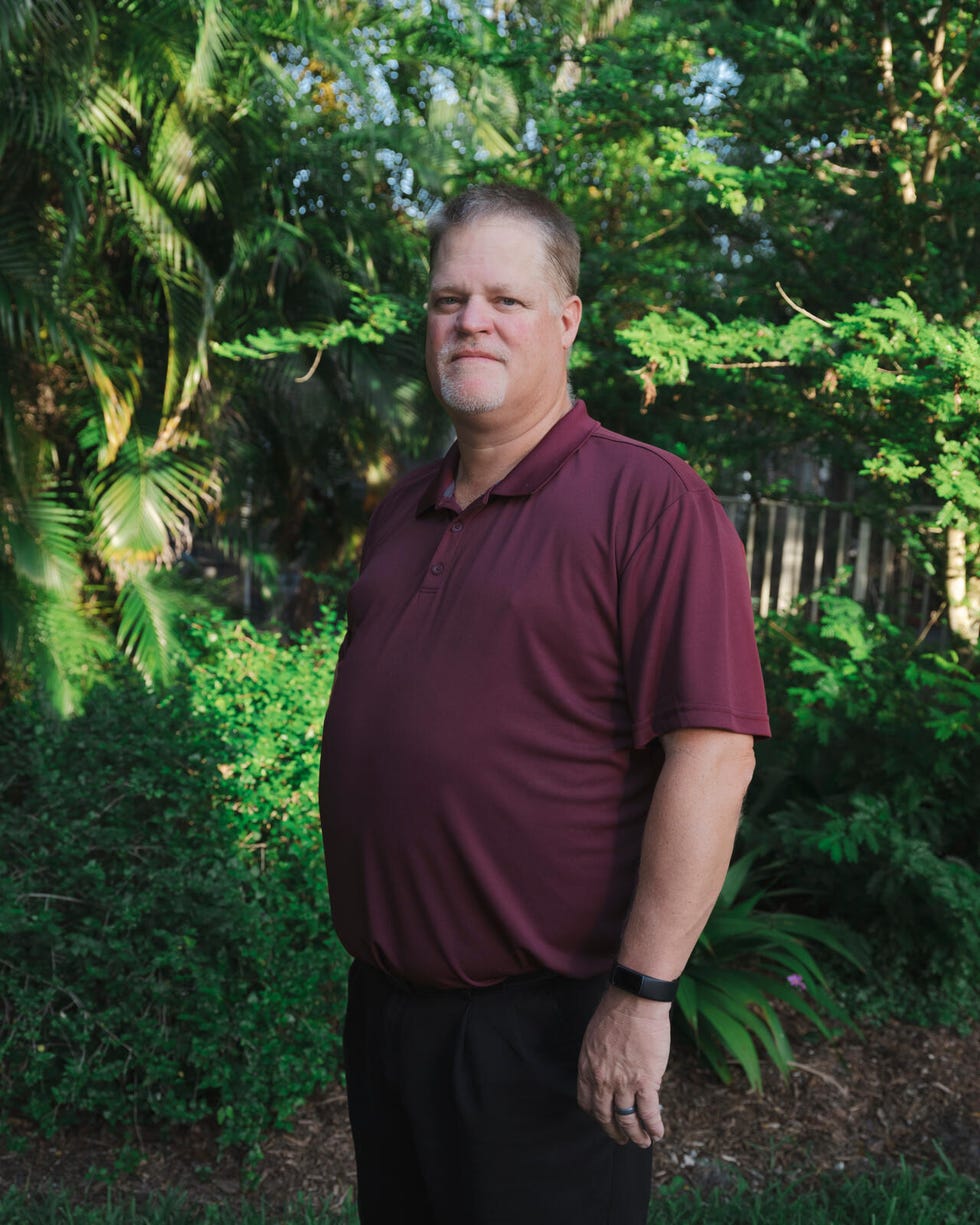 ty thompson the former principal of marjory stoneman douglas high school at his home in florida