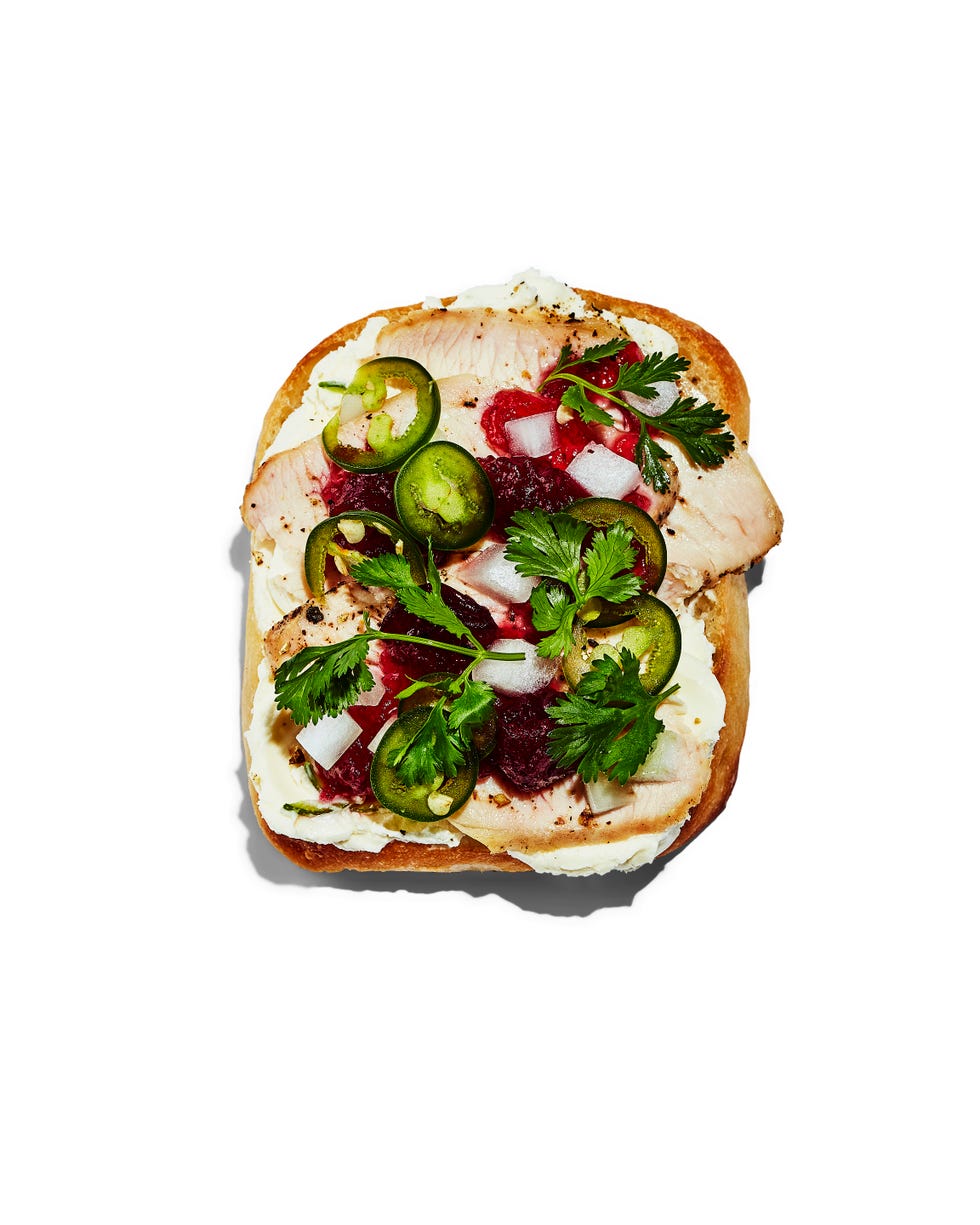 sandwich using thanksgiving turkey leftovers sweet heat food styling by tyna hoang prop styling by summer moore at honey artists