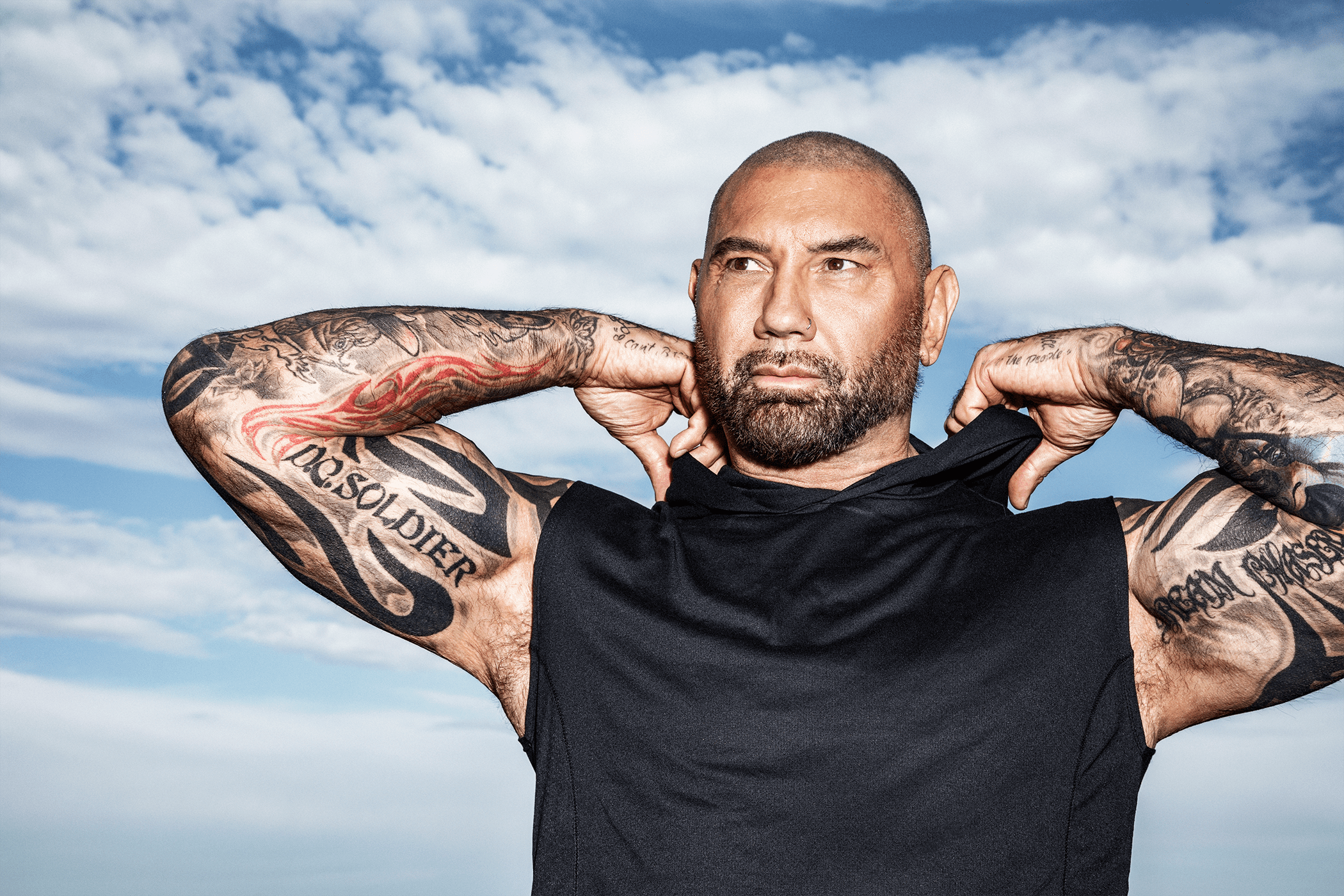 Dave Bautista Shows Off Giant New Tattoo Of 'New Lady' In His Life